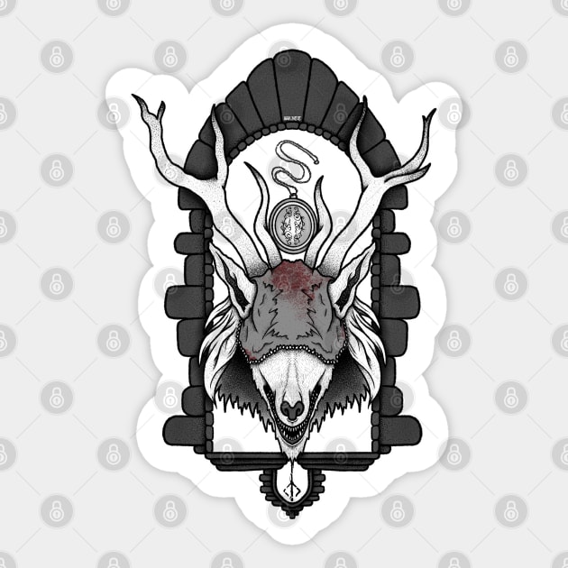 Vicar Amelia Sticker by BrittanniaArt